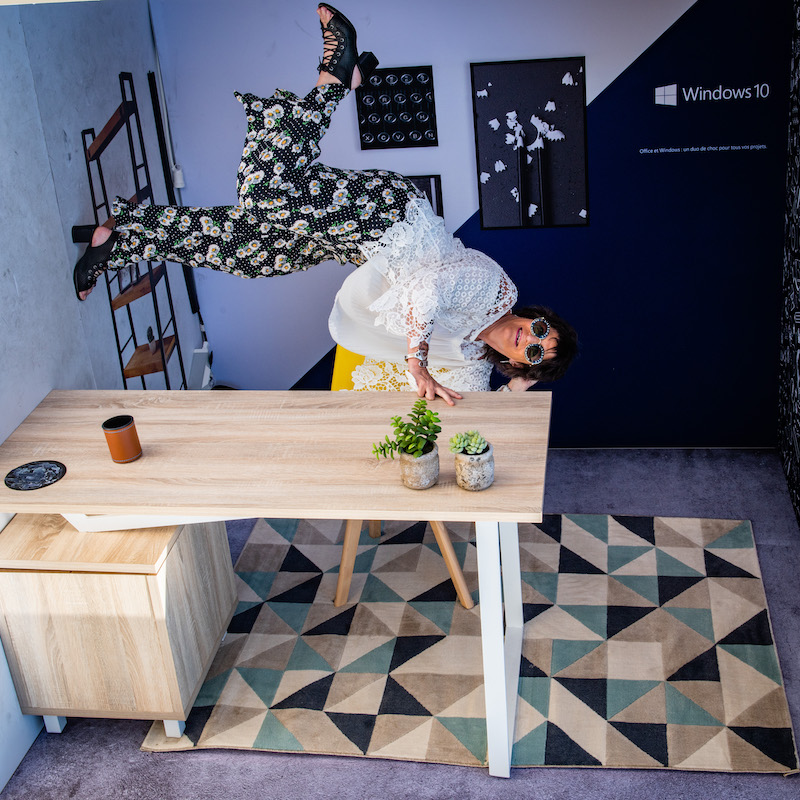 Événement anniversaire déployé par notre agence de marketing opérationnel pour la marque high-tech ASUS en plein coeur de Paris.