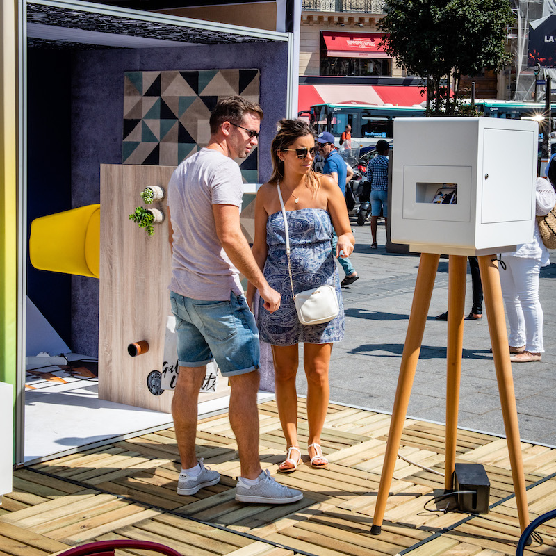 Événement anniversaire déployé par notre agence de marketing opérationnel pour la marque high-tech ASUS en plein coeur de Paris.