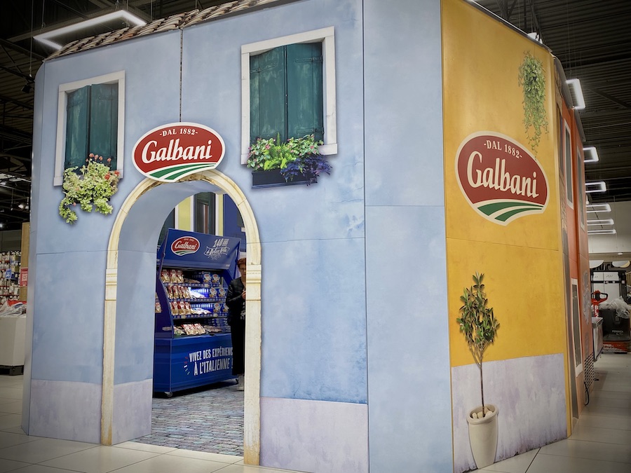 Anniversaire de la marque Galbani en magasin