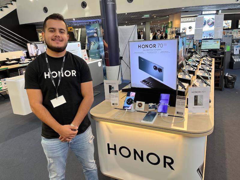 Dispositif force de vente structurelle imaginé par STRADA Marketing pour la marque high-tech HONOR